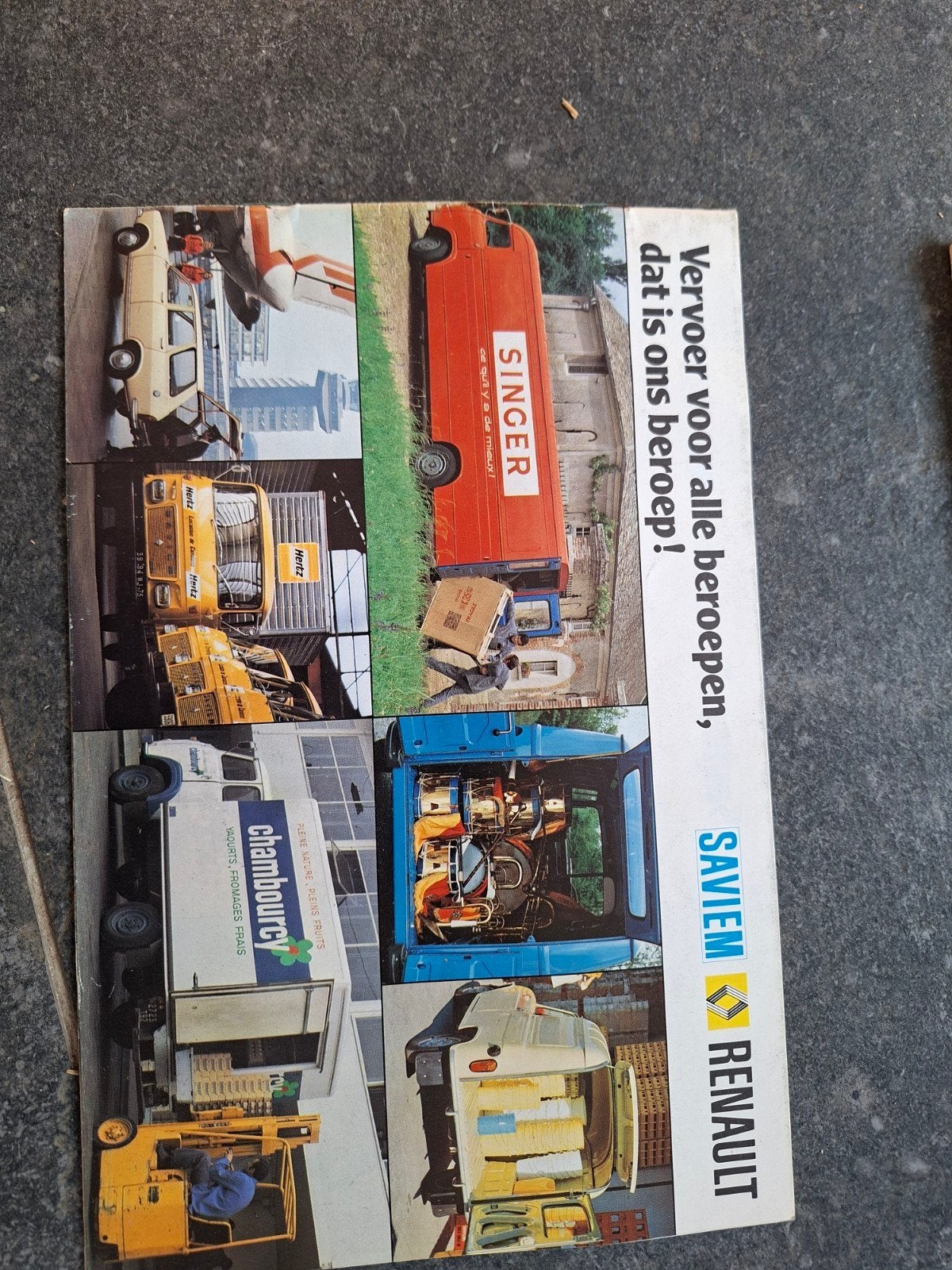 Renault Saviem folder, Boeken, Auto's | Folders en Tijdschriften, Ophalen of Verzenden, Renault