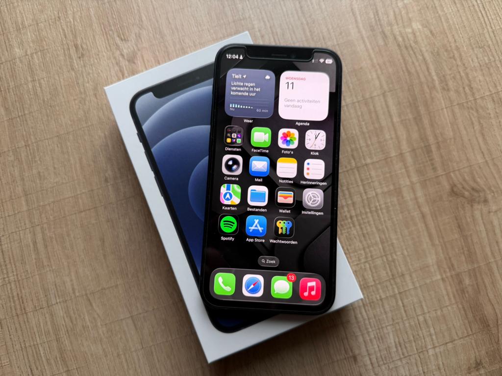 Apple iPhone 12 Mini 128GB – Zwart – Perfecte Staat, Telecommunicatie, Mobiele telefoons | Apple iPhone, 128 GB, IPhone 12 Mini