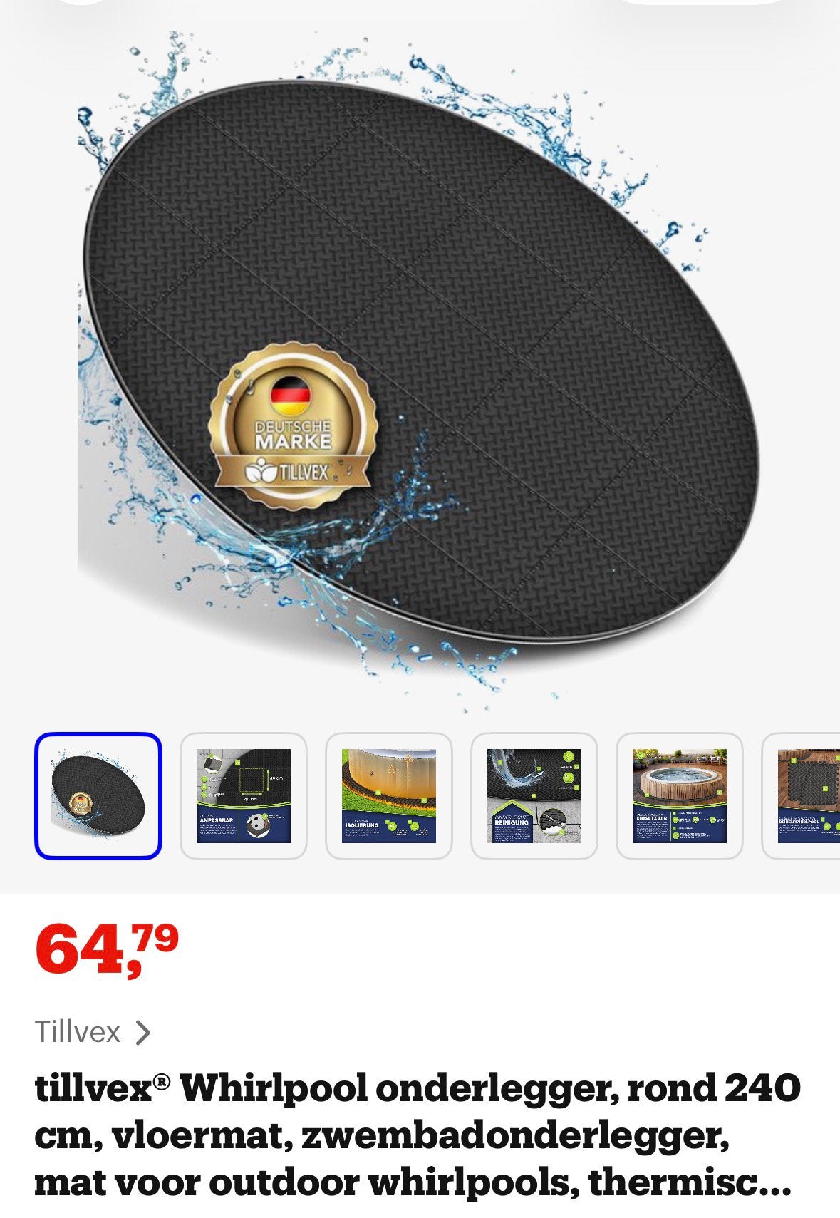 Mat voor onder jaccuzzi - nieuw, Ophalen, Nieuw