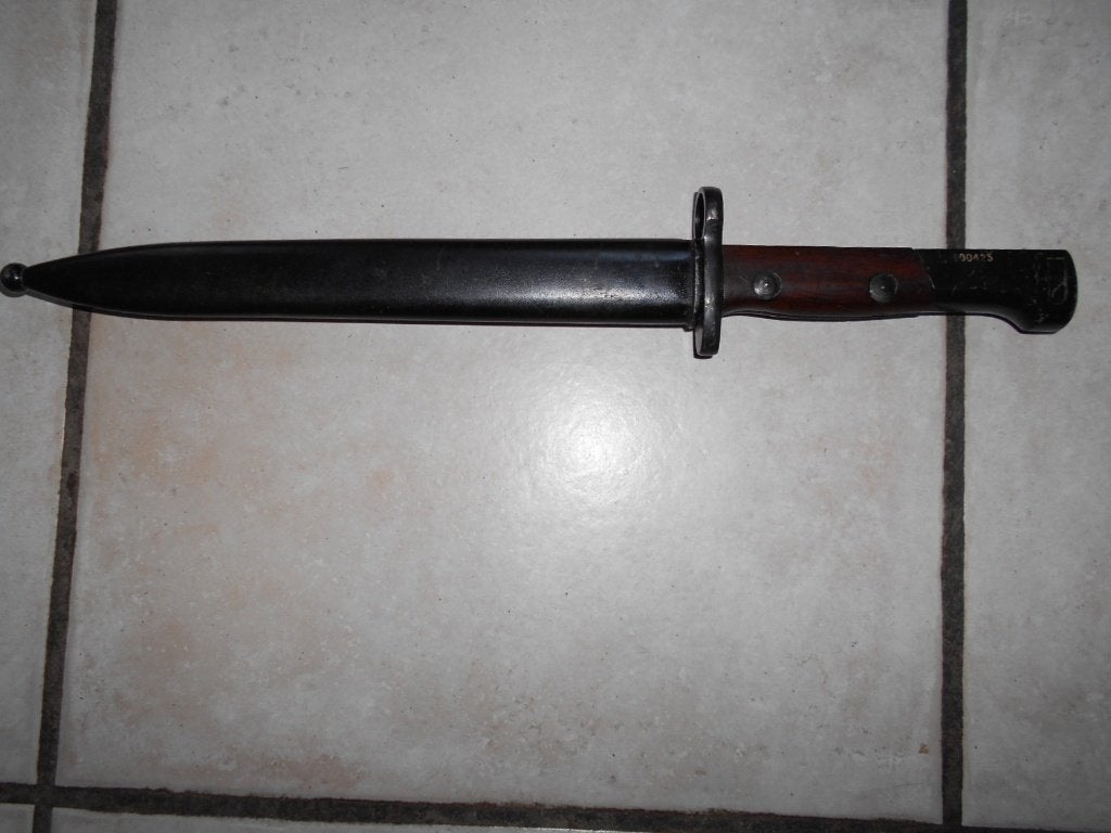 baïonnette dans son fourreau, Collections, Enlèvement ou Envoi, Armée de terre, Couteau ou Poignard