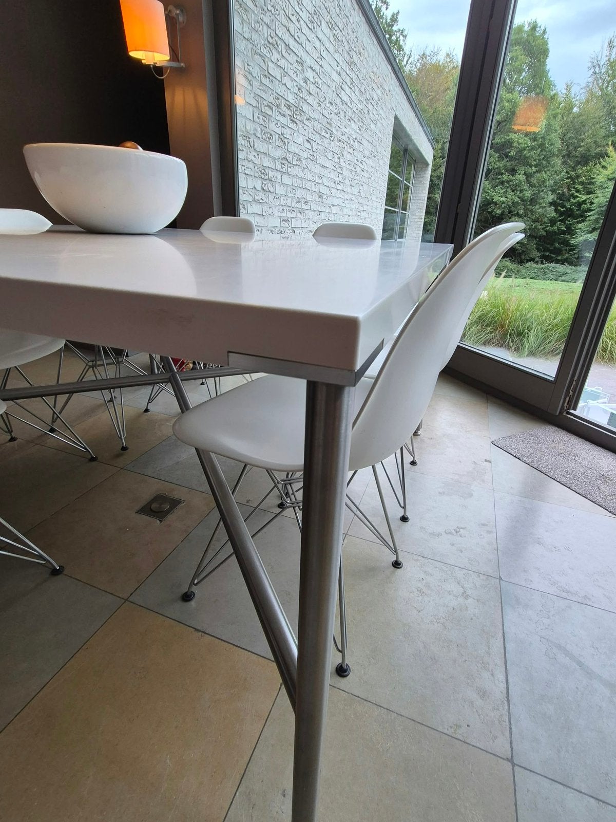 Table en corian, Maison & Meubles, Enlèvement, Utilisé