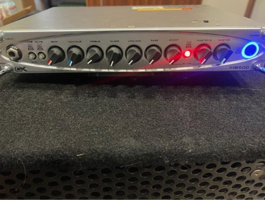 Gallien Krueger MB500, Musique & Instruments, Amplis | Basse & Guitare, Enlèvement ou Envoi, Comme neuf, Guitare basse, 100 watts ou plus