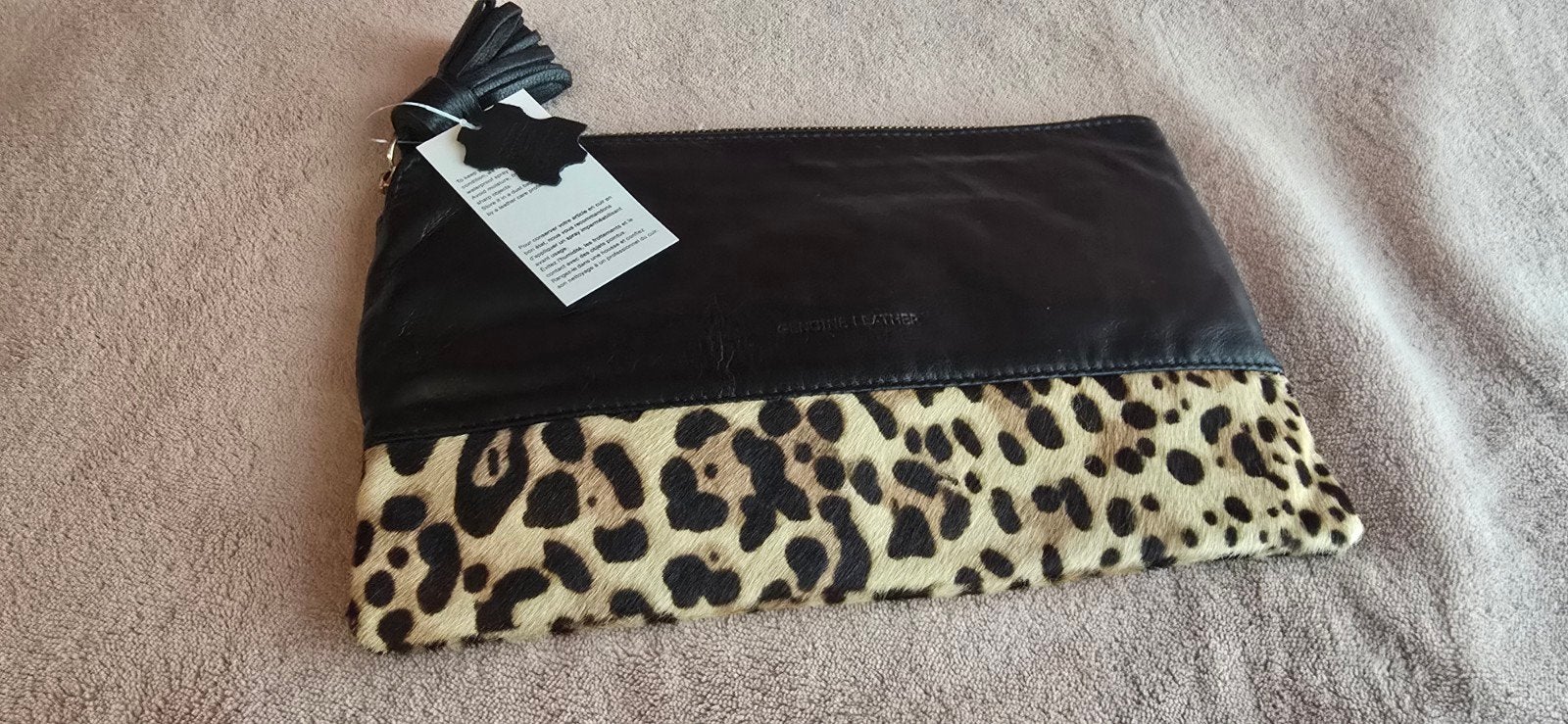 NEW Sheep Leather Clutch Bag, Ophalen of Verzenden
