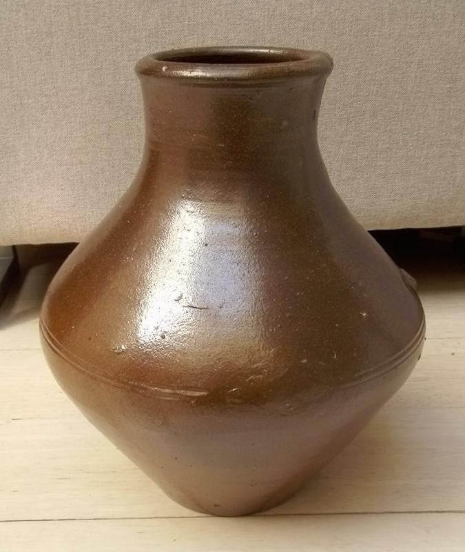 geglazuurde aardewerk pot / tuinvaas, Tuin en Terras, Ophalen