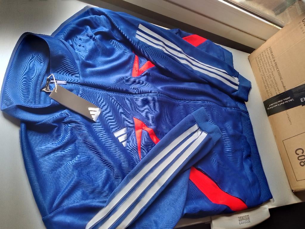nieuw adidas 2XL XXL track vest Tiro met zakken met rits, Vêtements | Hommes, Neuf, Général, Bleu, Envoi