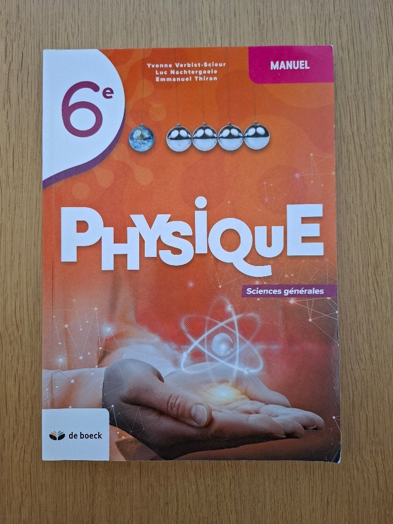 Physique 6e, Livres, Enlèvement, Comme neuf, Physique