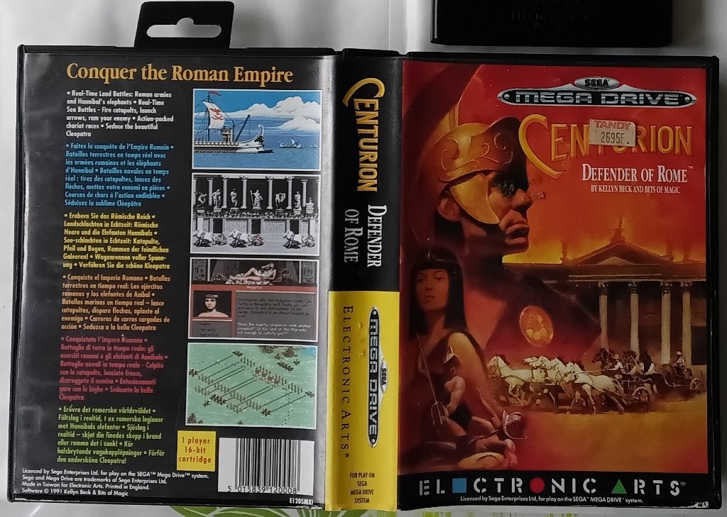 Jeux Sega Mega Drive 16‑bits - Centurion Defender Of Rome, Consoles de jeu & Jeux vidéo, Enlèvement ou Envoi, 1 joueur, À partir de 12 ans