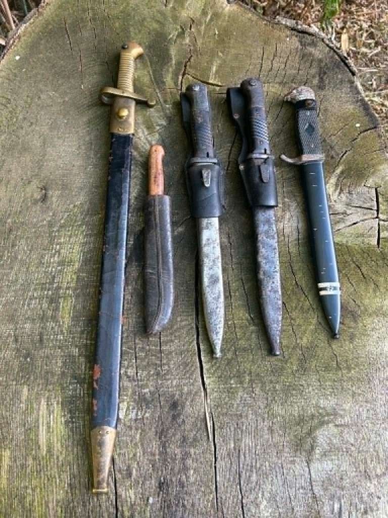 lot baïonnettes allemand ww1 ww2, Enlèvement ou Envoi, Autres