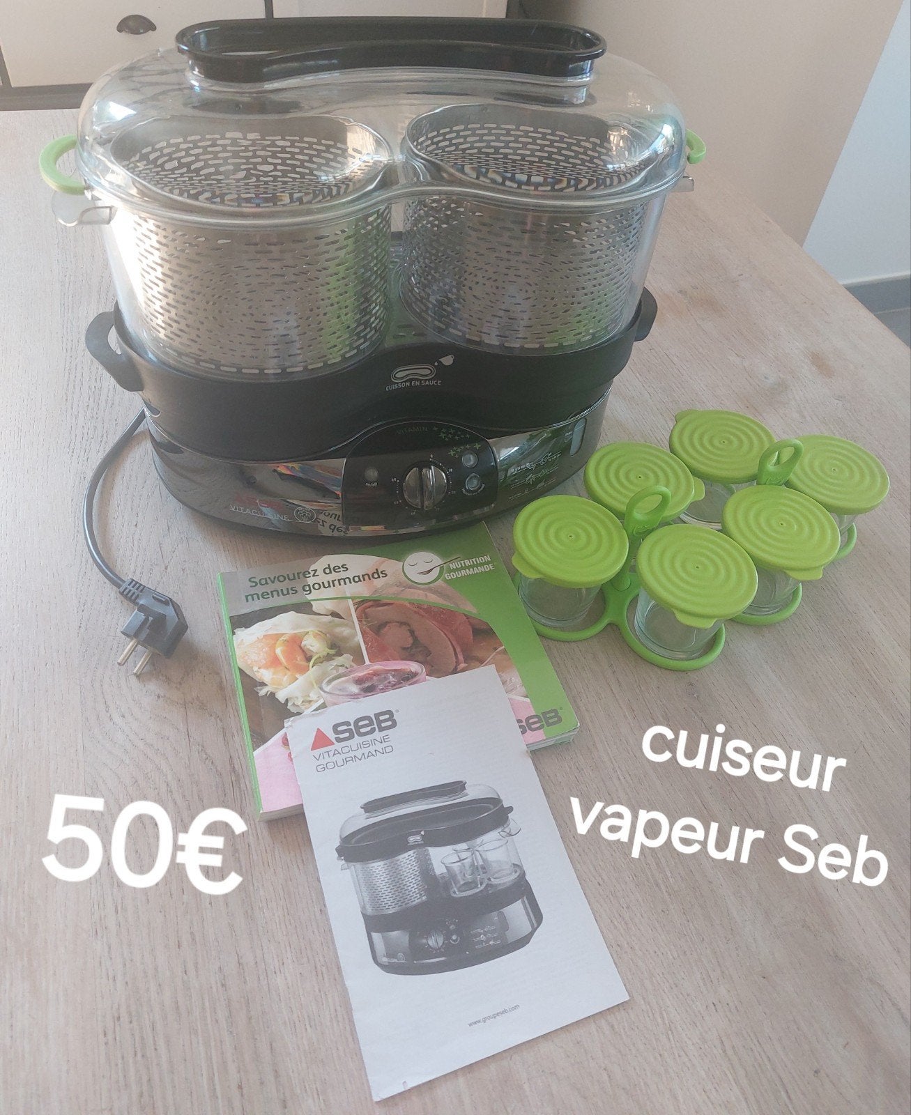 Vitacuisine Gourmand Seb, Elektronische apparatuur, Stoomapparaten, Ophalen