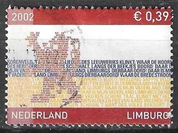 Nederland 2002 - Yvert 1950 - Provincie Limburg (ST), Verzenden, Gestempeld