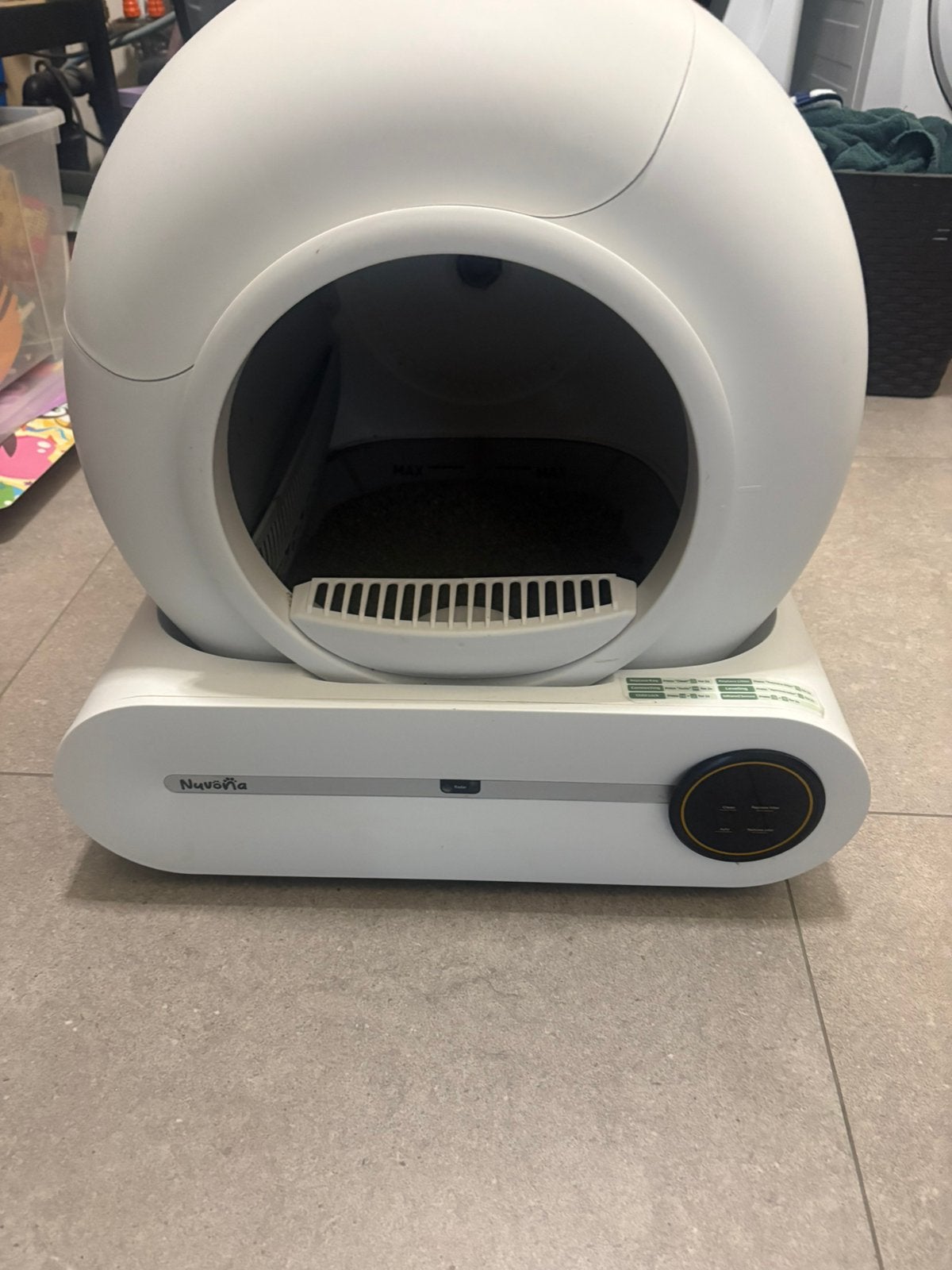Automatische kattenbak, Animaux & Accessoires, Enlèvement, Autonettoyant, Utilisé, Fermé