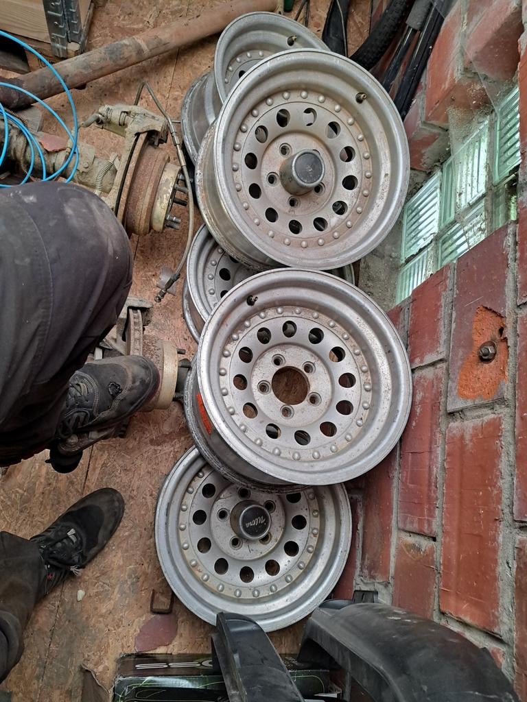 Alu velgen wrangler yj 5stuks  8x15, Auto-onderdelen, Ophalen