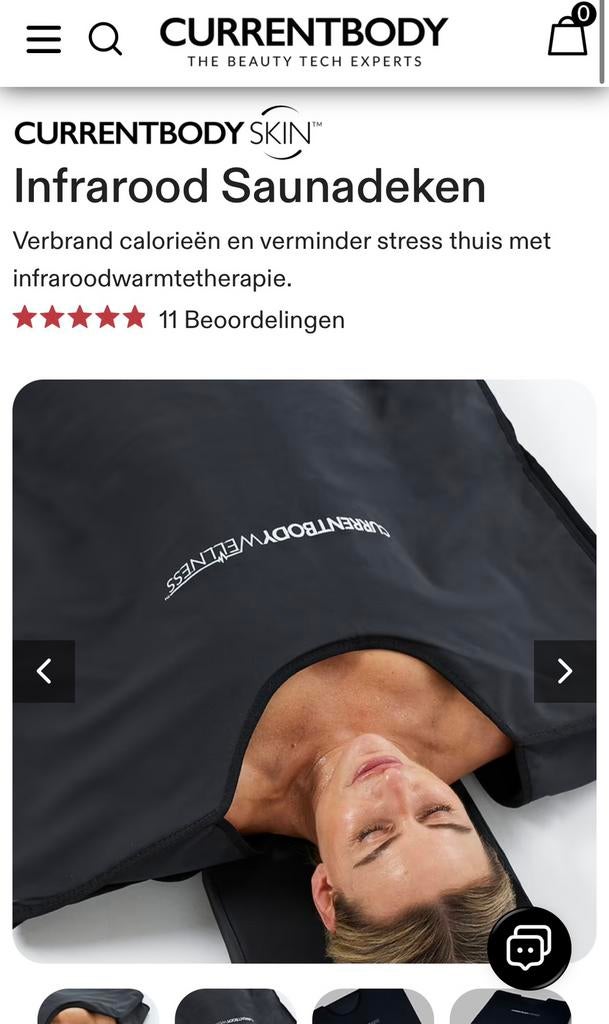 Infrarood sauna deken, Ophalen, Zo goed als nieuw, Infrarood