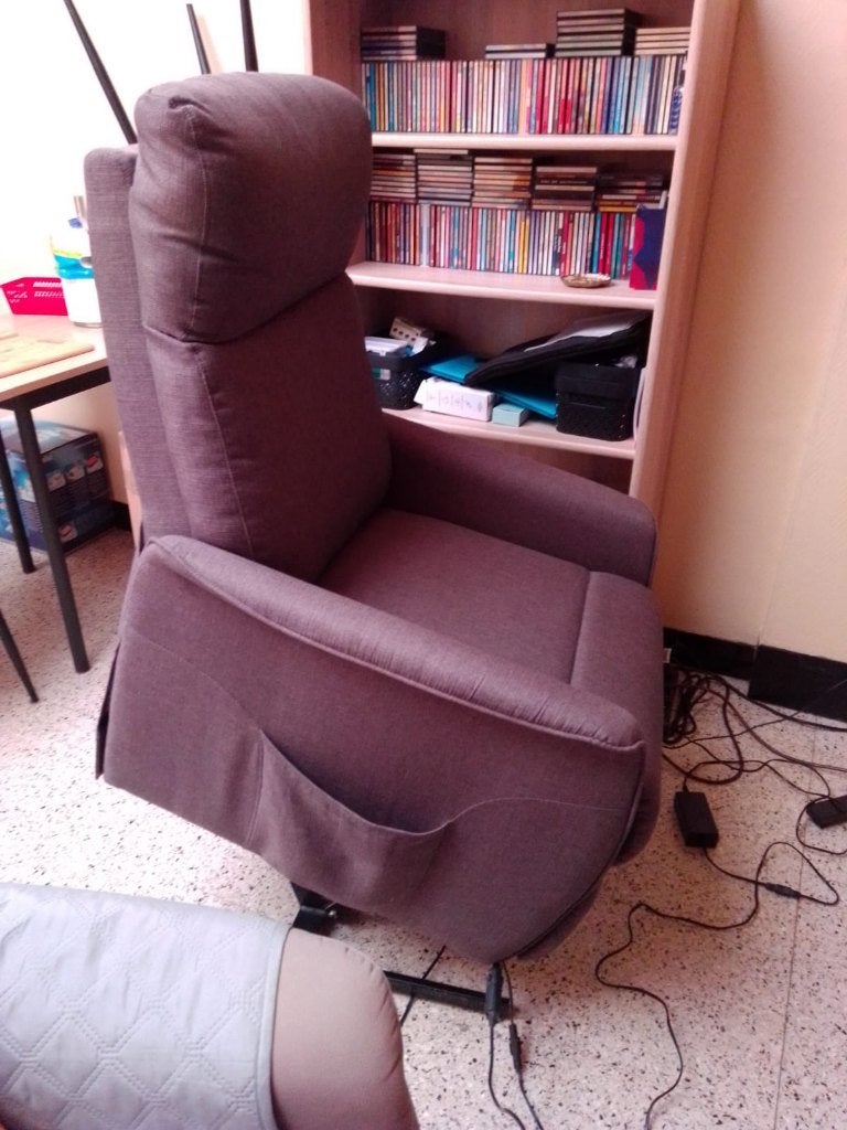 Fauteuil relax Electrique, Maison & Meubles, Fauteuils, Enlèvement, Utilisé, Tissus