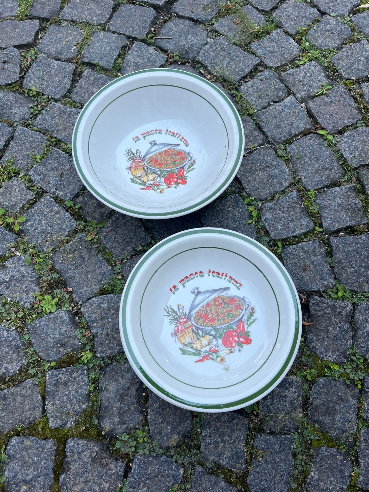 Pastaborden, Ophalen, Gebruikt