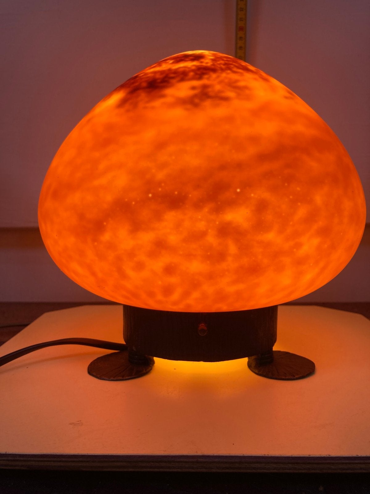 Lampe d'ambiance en pâte de verre, Enlèvement ou Envoi, Comme neuf