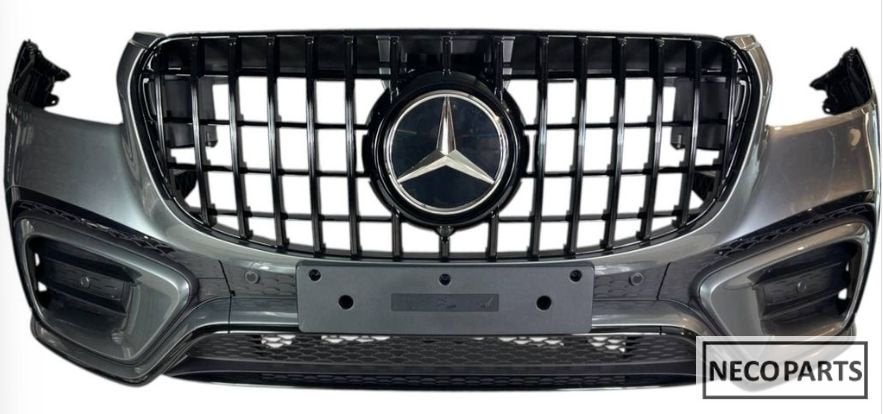 MERCEDES GLS X167 VOORBUMPER COMPLEET ORIGINEEL!!!, Gebruikt, -, Voor, Ophalen of Verzenden
