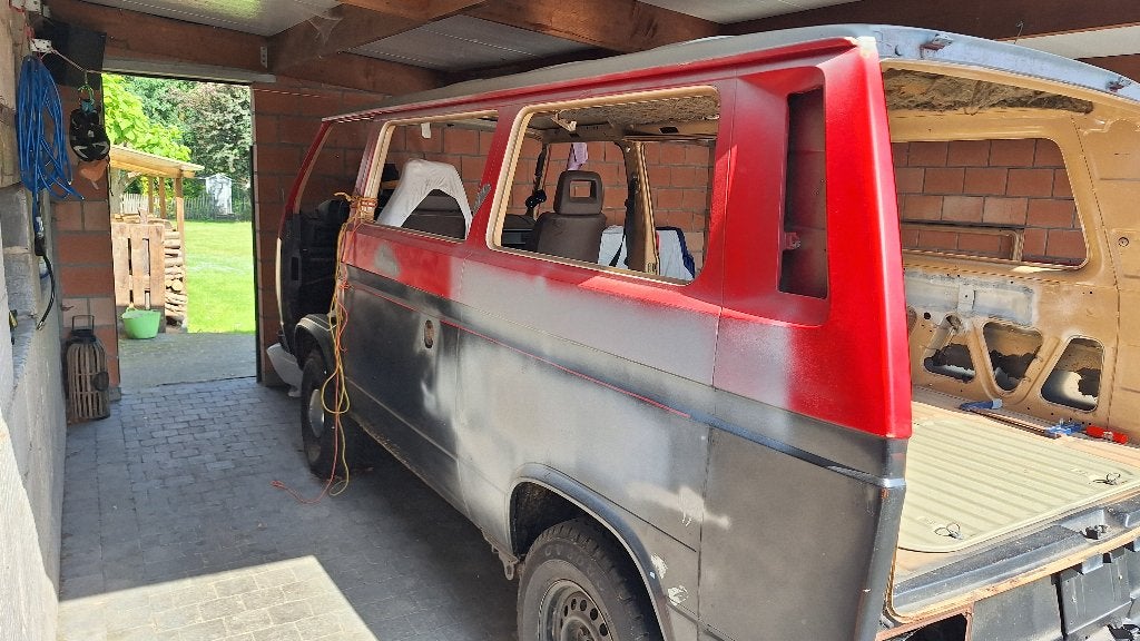 Volkswagen T3 1986 Project, Auto's, 4 deurs, Achterwielaandrijving, Leder en Stof, Bruin