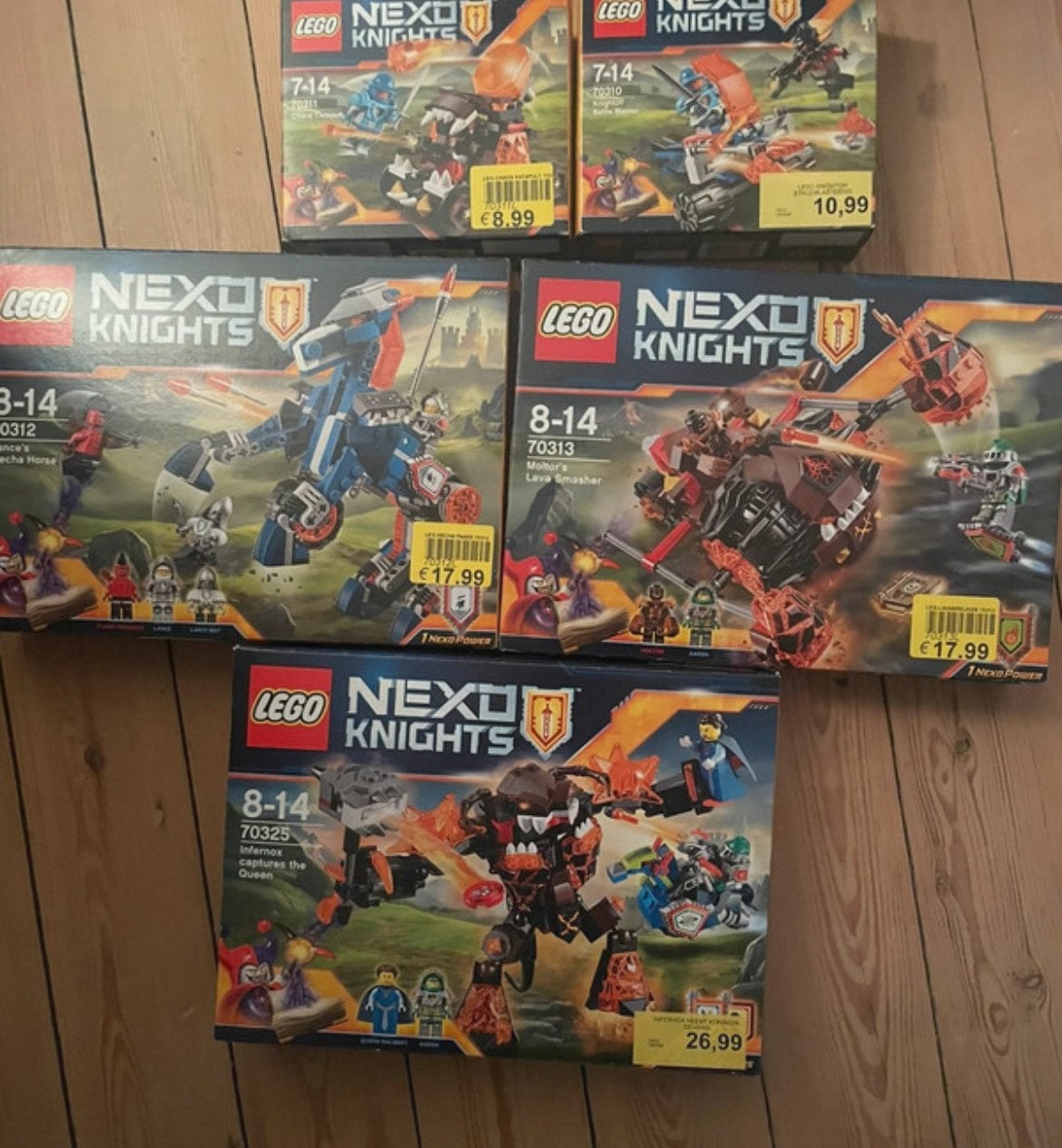 Lot lego nexo knights, Enlèvement, Comme neuf, Complet, Lego