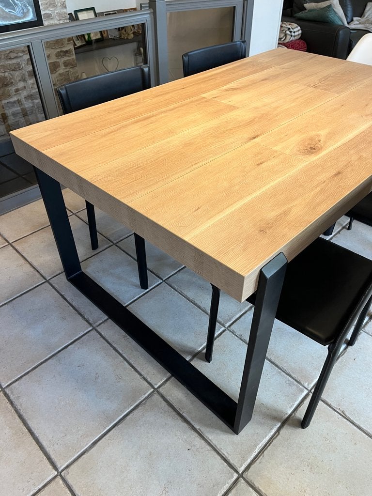 table salle à manger comme neuve, Maison & Meubles, 150 à 200 cm, Cinq personnes ou plus, Chêne, Comme neuf