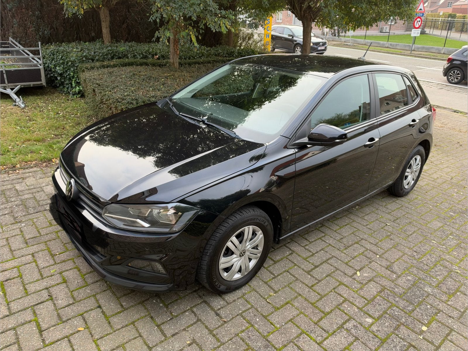 Volkswagen polo 2022, Auto's, Zwart, 5 deurs, Particulier, 59 kW