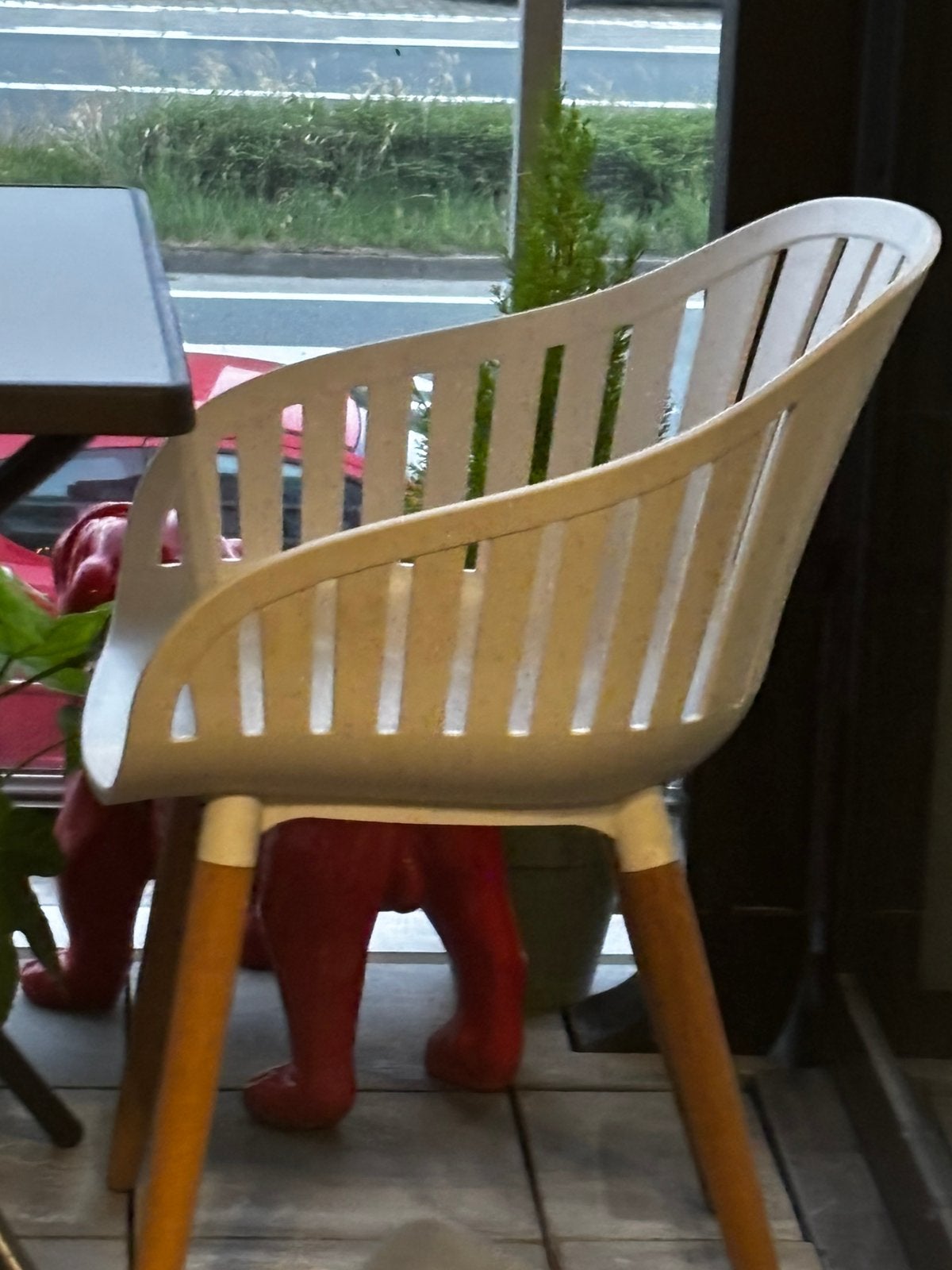 Terras stoel, Ophalen, Zo goed als nieuw
