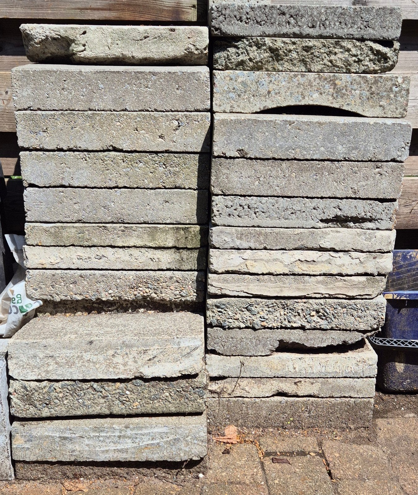 Beton Tegels, Tuin en Terras, Ophalen, Gebruikt, Beton, Terrastegels
