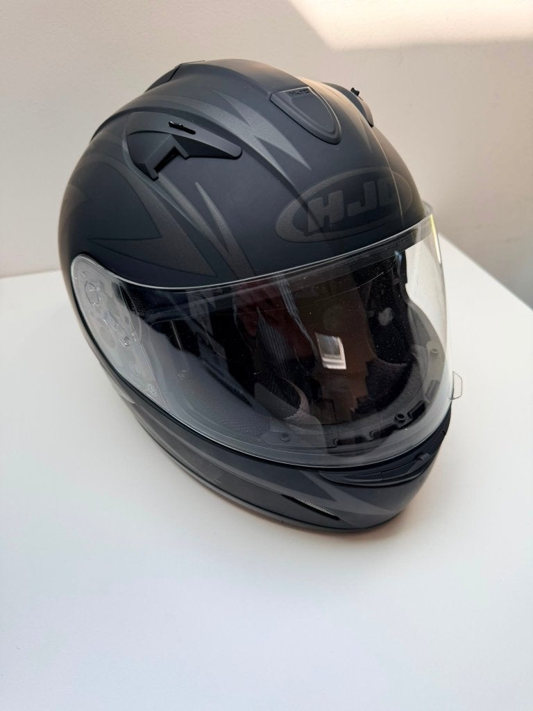 Casque de moto XL noir mat HJC IS-16 - Excellent état !, Motos, Vêtements | Casques de moto, Hommes, Casque intégral, XL, HJC