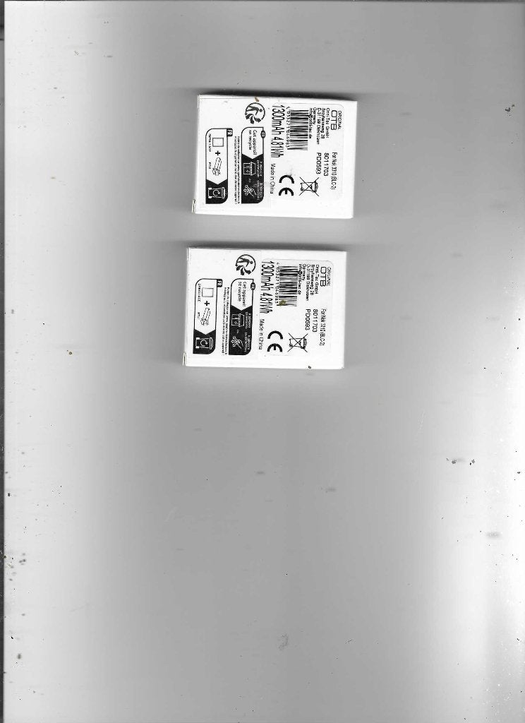2 batteries pour Nokia 3310 GSM, Télécoms, Enlèvement ou Envoi, Neuf, Nokia