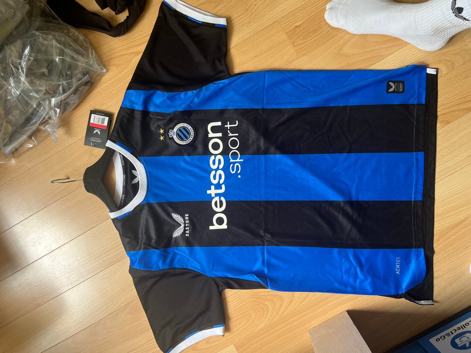Club Brugge truitje seizoen 2026/2027, Kleding | Heren, Sportkleding, Maat 52/54 (L), Blauw, Nieuw, Ophalen of Verzenden