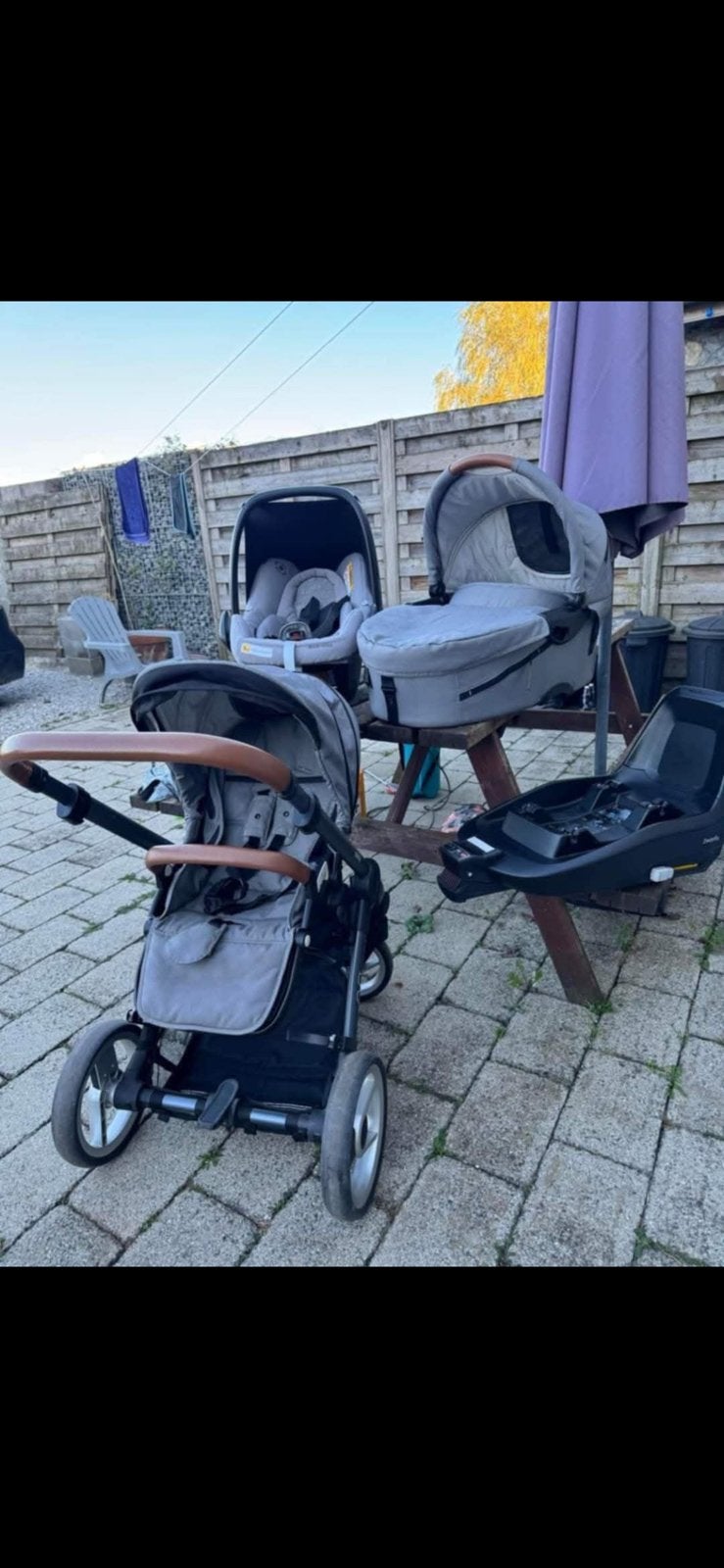 Poussette complète + Isofix, Enfants & Bébés, Poussettes & Combinaisons, Enlèvement, Comme neuf, Poussette, Mutsy