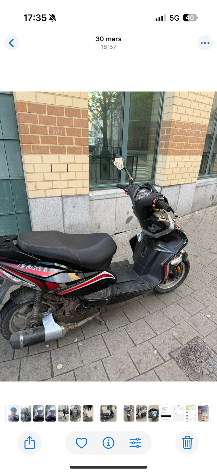 Scooter ksr moto RS8000, Enlèvement, Comme neuf