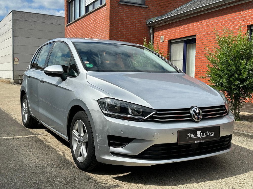 Volkswagen Golf7 Sportsvan Benzine Automaat|Eerste Eig. OndB, Gebruikt, 4 cilinders, Golf Sportsvan, 5 zetels