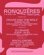 Ronquières Festival -- samedi 8 août 2026, Tickets & Billets, Événements & Festivals, Trois personnes ou plus