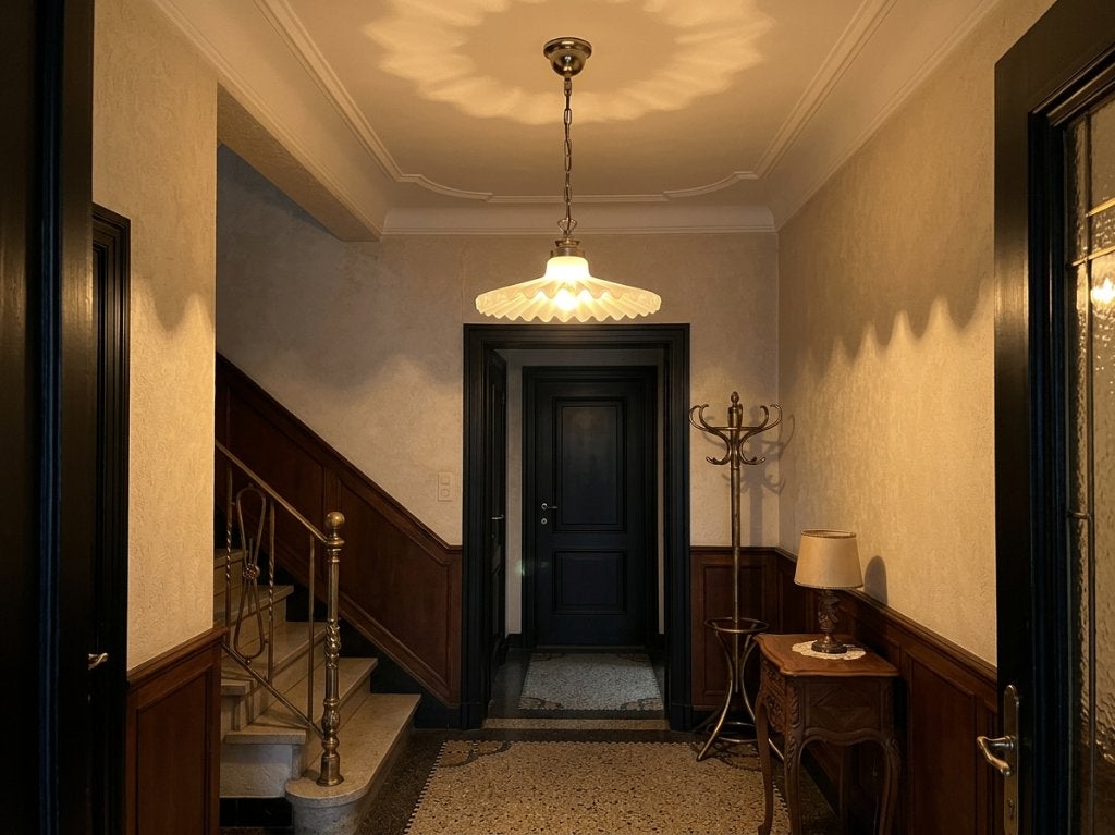 Hanglamp opaline plafondlamp, Ophalen