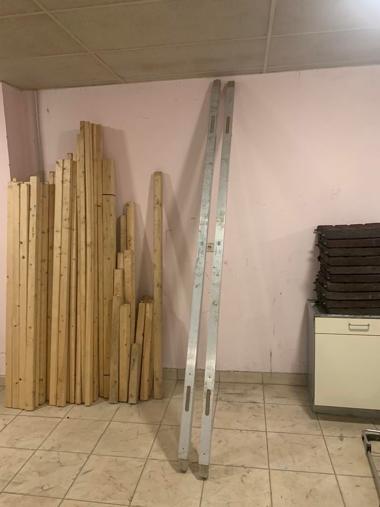 Metsel lat -lagenlat, Doe-het-zelf en Bouw, Ophalen, Gebruikt