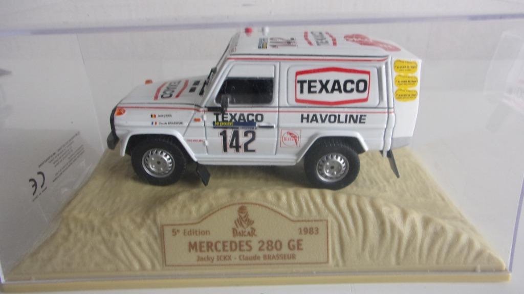 MERCEDES 280GE ICKX-BRASSEUR DAKAR 83. 1/43 NOREV COM NEW., Hobby en Vrije tijd, Ophalen of Verzenden, Zo goed als nieuw, Auto