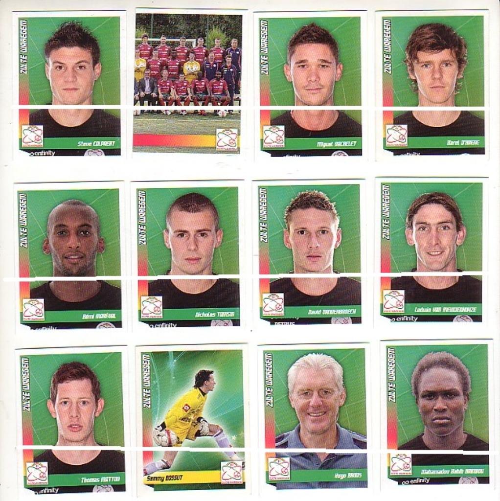 Panini  Football 2011 Zulte Waregem  / 12 stickers, Verzamelen, Verzenden, Zo goed als nieuw, Poster, Plaatje of Sticker