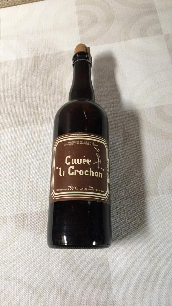 Bouteille de bière Cuvée Li Grochon 75 cl non ouverte, Collections, Marques de bière, Enlèvement ou Envoi, Comme neuf