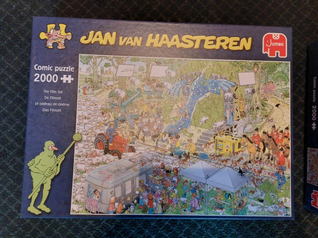 Puzzel Van Haasteren De Filmset 2000st, Ophalen, Meer dan 1500 stukjes, Zo goed als nieuw, Legpuzzel