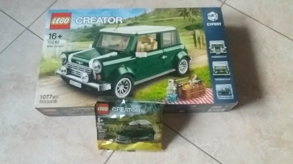 LEGO CREATOR MINI COOPER 10242 + Set mini 40109 Neuf Scellé, Enlèvement ou Envoi, Neuf, Ensemble complet, Lego