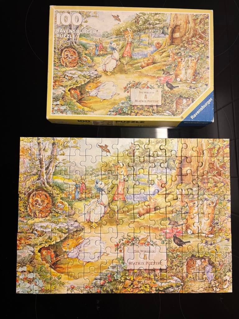 Ravensburger puzzle 100 st  Beatrix Potter, Ophalen, Zo goed als nieuw