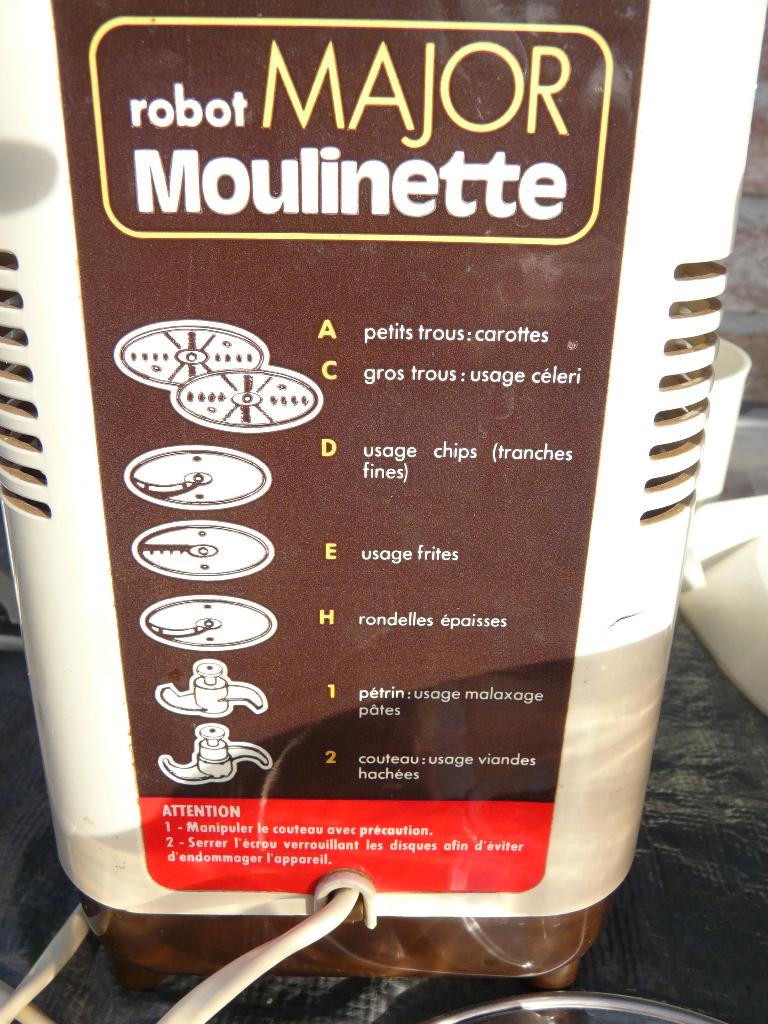 Moulinex major  moulinette keukenrobot met veel hulpstukken, Electroménager, Enlèvement, Utilisé