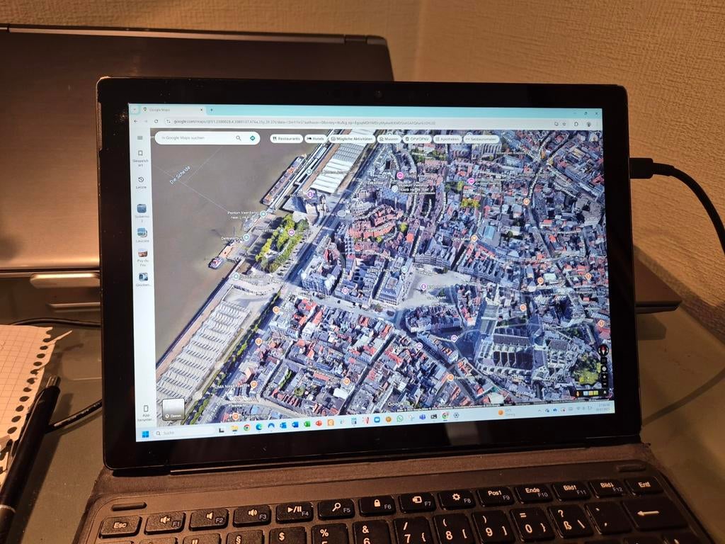 Surface pro 7 intel i5 8gb 256gb windows 11 notebook tablet, Computers en Software, Windows Tablets, Ophalen of Verzenden, Gebruikt