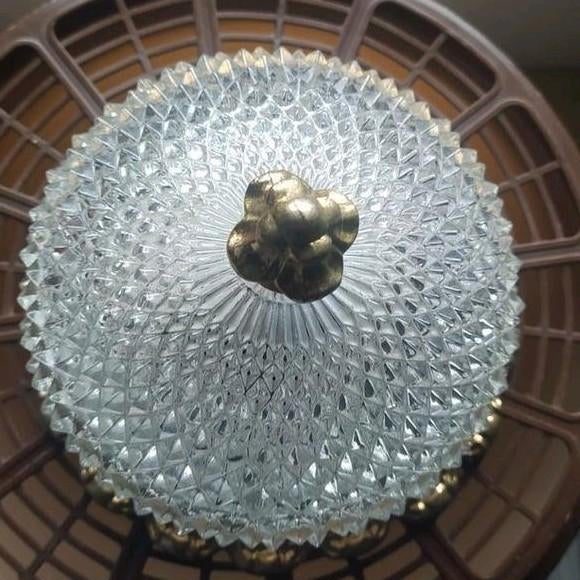 Vintage plafondlamp Helena Tynell voor Glashütte Limburg, Ophalen of Verzenden
