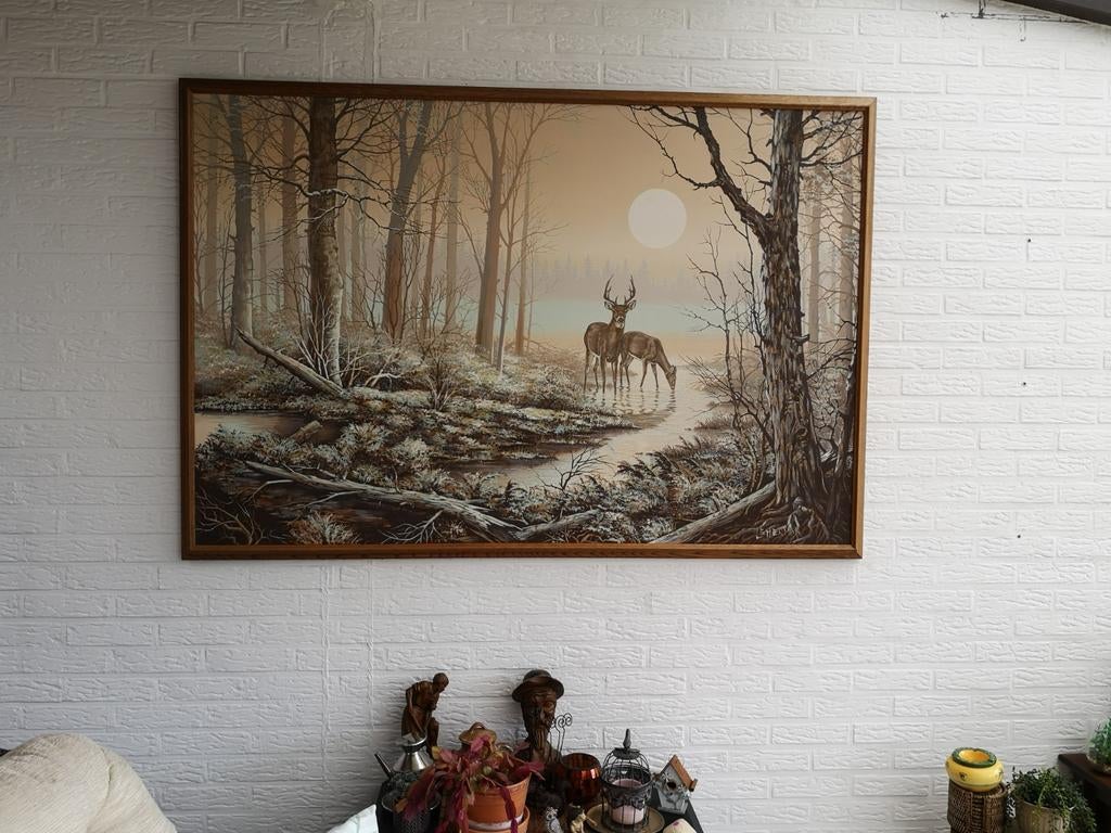 Schilderij van Letterman, Ophalen