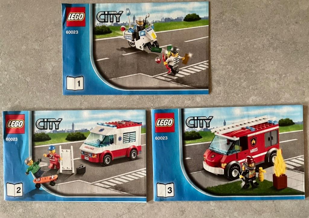Lego City 60023 Brandweer + Ambulance + Politie, Enlèvement, Comme neuf, Lego