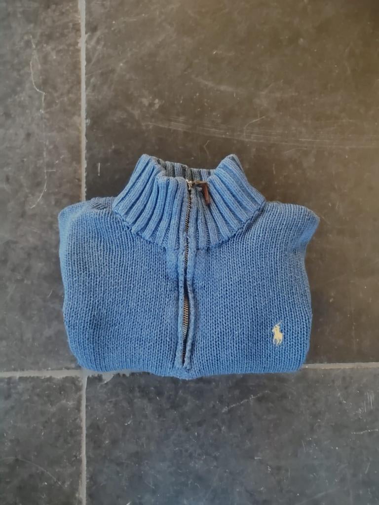Polo Ralph lauren 1/4 zip maat M, Truitje of Vestje, Ophalen of Verzenden, Zo goed als nieuw, Polo Ralph Lauren