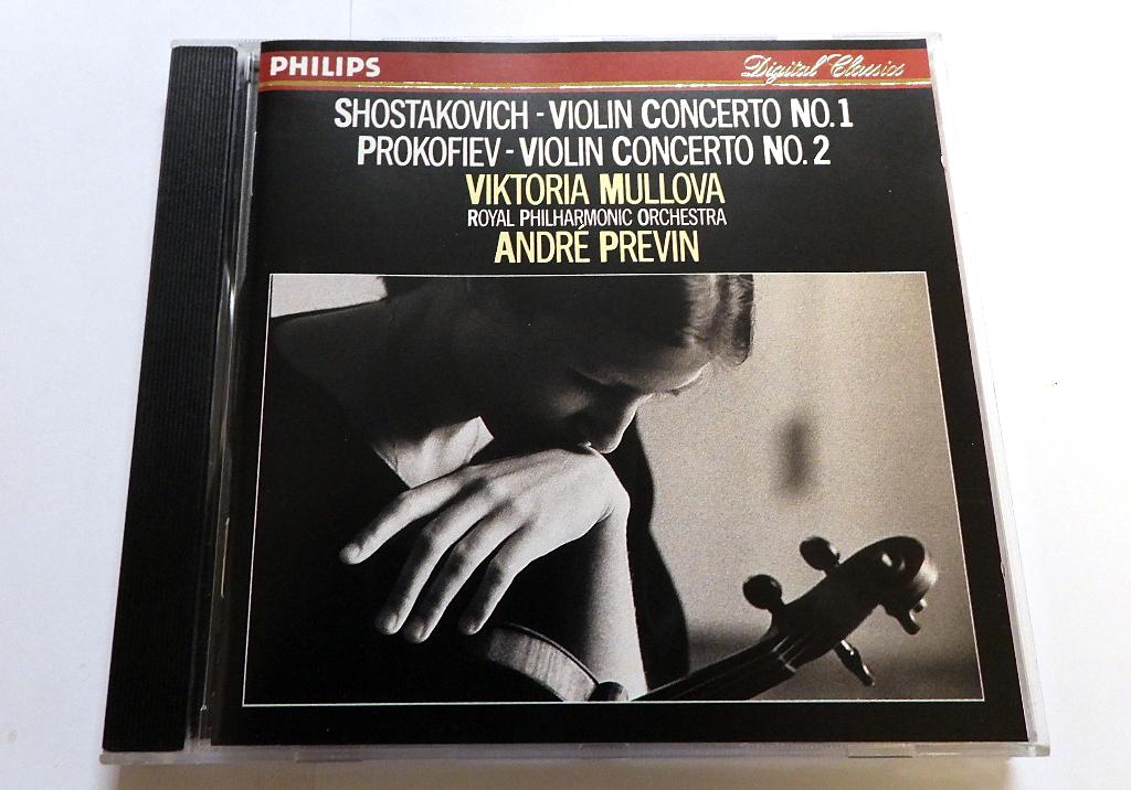CD Mullova Violin Concerto Shostakovich Prokofiev Philips WG, Verzenden, Romantiek, Zo goed als nieuw, Kamermuziek