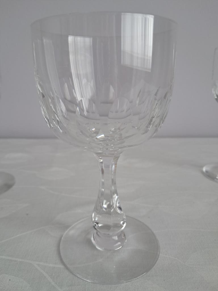 3 geslepen kristallen waterglazen, Antiek en Kunst, Ophalen of Verzenden